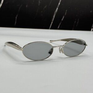 NEW BOTTEGA VENETA SUNGLASSES SILVER WOMEN EYEWEAR BOTTEGA VENETA BV1386S 007